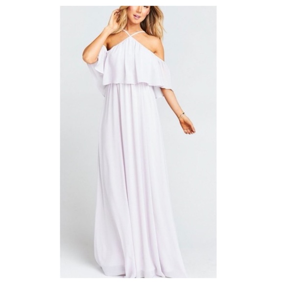 Show Me Your MuMu Dresses & Skirts - Show Me Your Mumu Rebecca Ruffle Maxi Dress Lavndr